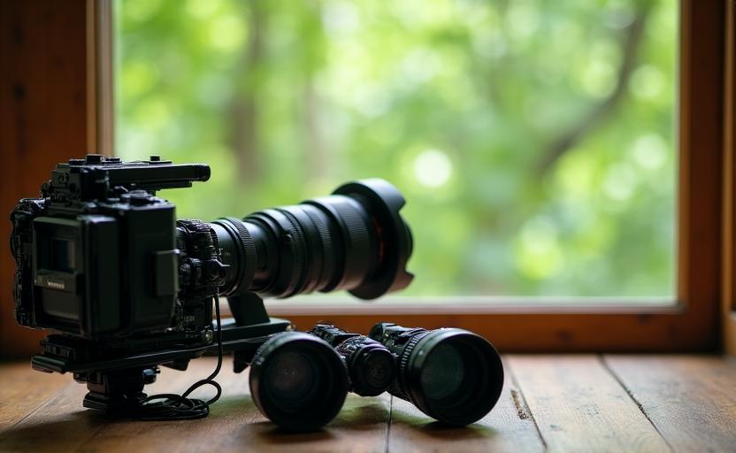 Zaawansowany sprzęt fotograficzny w terenie