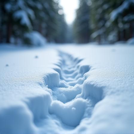 Tropienie drapieżników w śniegu