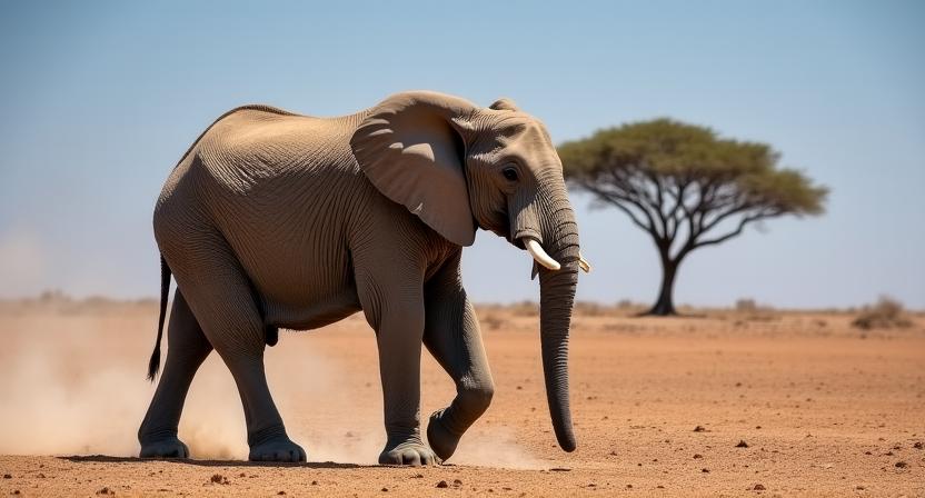Obserwacja wielkiej piątki w Kenii